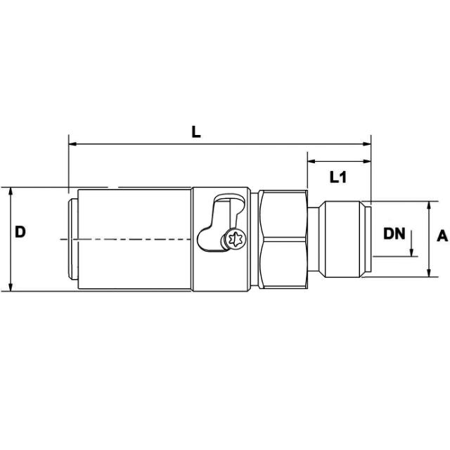 SIKKERHEDSKOBLING, TYPE TS, UDV. GEVIND