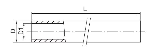 Slange - EPDM - 100° C ø13 Rød. 50 meter rulle