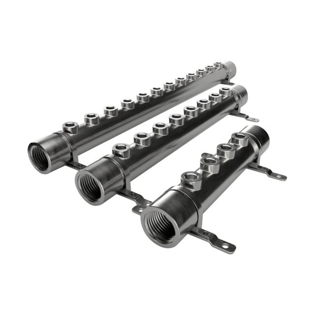 Kraftige manifolds (rustfrit stål)