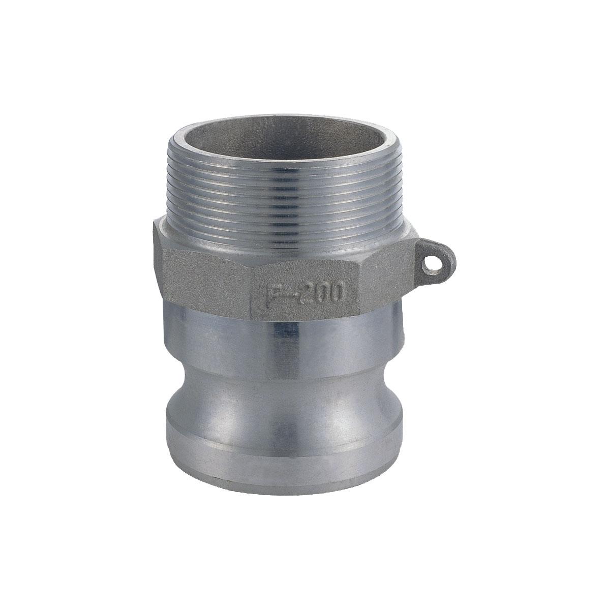 Nippel med udv. gevind TYPE F
