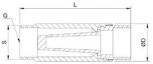 Linje filter R3/4 - med indikator