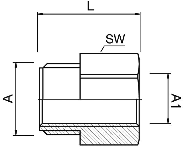 Adapter Nippel 3/8-3/8