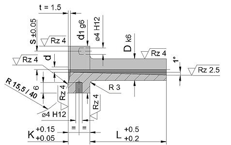 HSB 511 Inlet Bushing 1°