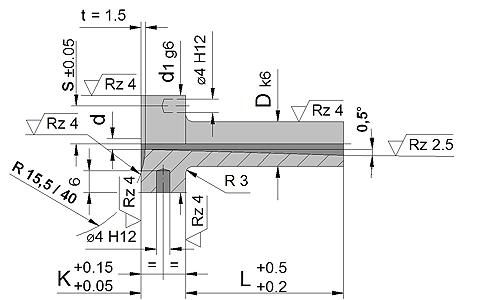 HSB 512 Inlet Bushing 0.5°