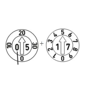 Type L + E (day, month + year)