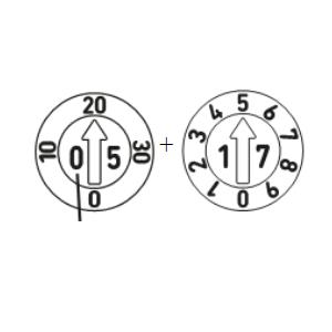  Type L+E (Dag, måned + år)