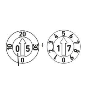 Type L + E (day, month + year)
