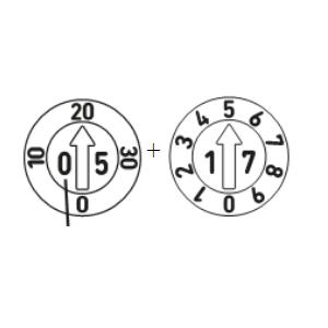 Type L + E (day, month + year)
