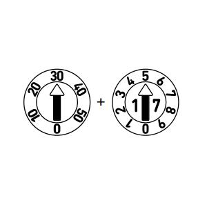 Type D + E (Måned + år)