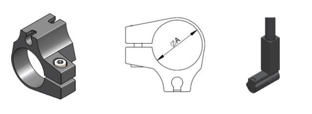 Sensor monteringebeslag