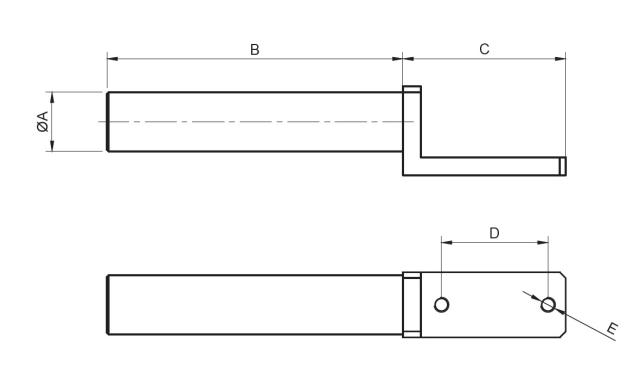 Montering Beslag for Kompakt Cylinder