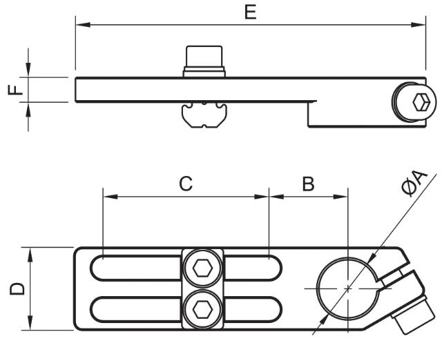Justerbar holder