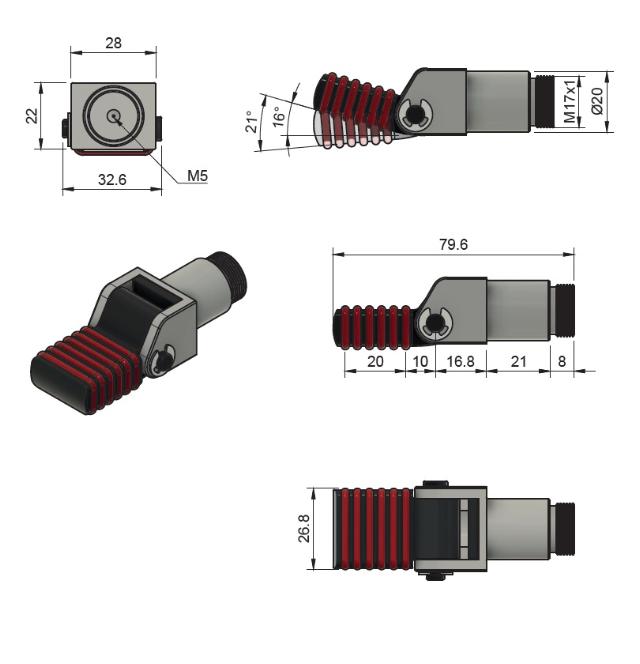 Finger Gribere 20-25°